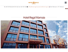 Tablet Screenshot of hotel-regal.ro